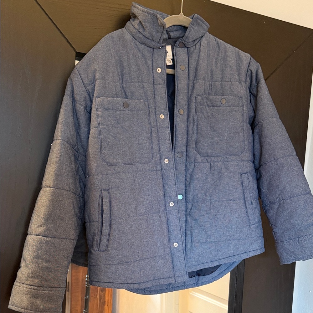 Kids Quilted Blue Puffer Jacket